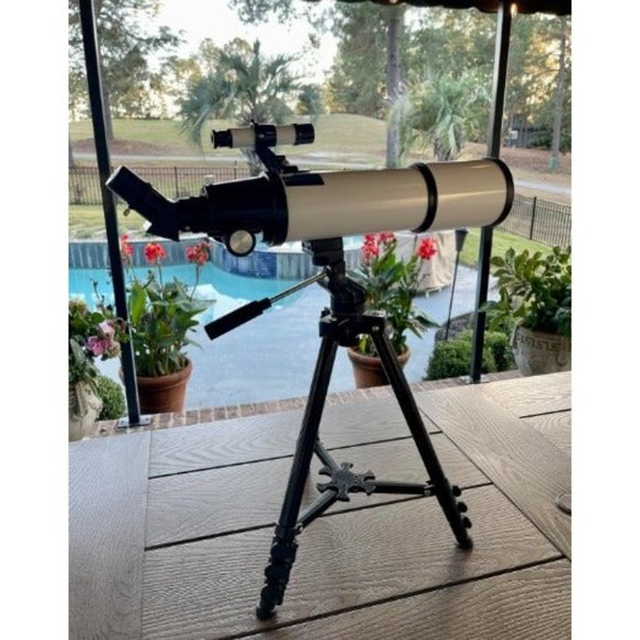 Telescopes for Adults Astronomy, 80mm Aperture 600mm Refractor Telescope - Picture 3 of 4